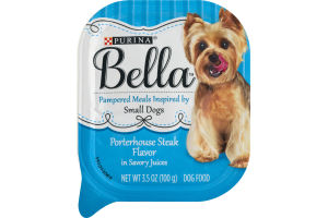 Purina Bella Pampered Meals Inspired by Small Dogs Porterhouse Steak
