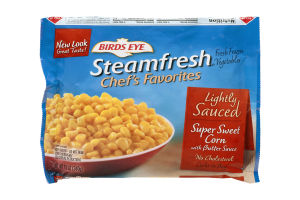 Birds Eye Steamfresh Chef's Favorites Lightly Sauced Super Sweet Corn With Butter Sauce