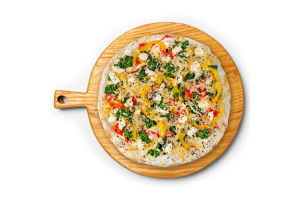 Пицца со шпинатом и фетой