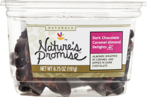 Nature's Promise Dark Chocolate Caramel Almond Delights
