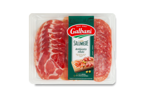 М'ясна нарізка сиров'ялена Гальбані (Вакуум. уп. 0,110 кг)