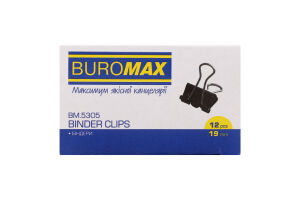 Биндеры 19мм №BM.5305 Buromax 12шт
