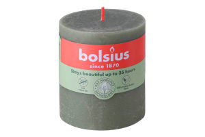 Свеча оливковая 8х6.8см №103668780370 Bolsius 1шт
