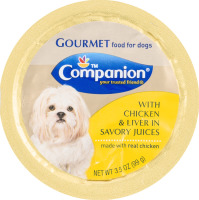 Companion Gourmet Food for Dogs with Chicken & Liver