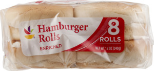 Ahold Hamburger Rolls Enriched - 8 CT