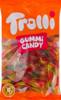 Мармелад жевательный зефирный Fruity worms Gummi candy Trolli кг