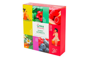 Чай ассорти в пирамидках Sunny moments Tea Moments к/у 32х1.7г