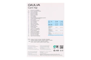 Топ жіночий Giulia Cami naturale S/M