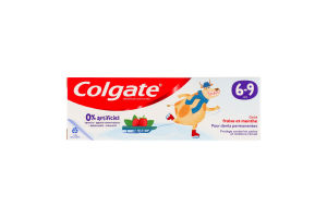 Паста зубная для детей 6-9лет со вкусом клубники и мяты Colgate 60мл