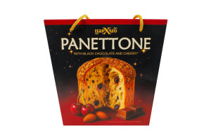 Кекс Панеттоне с черным шоколадом и вишней Цар хліб к/у 450г