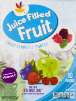 Ahold Fruit Flavored Snacks Juice Filled Fruit - 10 CT