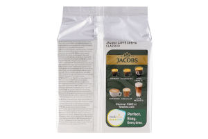 Кофе натуральный жареный молотый Classico Сaffe Crema Tassimo Jacobs м/у 16х7г