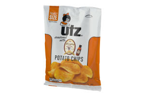 Utz Seasoned With Yuengling Traditional Hot Wing Sauce Potato Chips Family Size