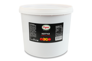 Соус пастеризованный Украинский Кетча Руна ведро 5.7кг