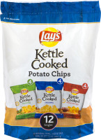 Lay's Kettle Cooked Potato Chips Variety Pack - 12 CT