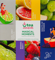 Tea Moment асорті набір чорного чаю Magical Moments 54,4 г ( 4смаки*8 пір., 32 пір.) NEW