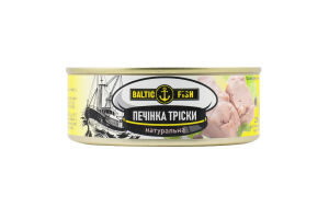 Печень трески натуральная Baltic Fish ж/б 230г