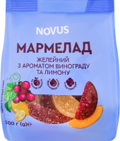 Мармелад з ар.вин.та лимону Novus 200г