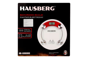 Ваги підлогові скло до 180кг HB-6000NG/BL Hausberg Home