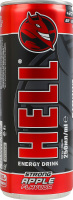 Напиток энергетический безалкогольный газированный пастеризованный со вкусом яблока и тутти-фрутти Strong Hell ж/б 250мл