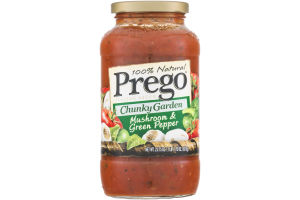 Prego Chunky Garden Italian Sauce Mushroom & Green Pepper
