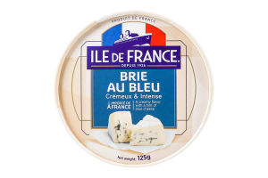 Сыр мягкий с синей плесенью Бри Ile De France к/у 125г