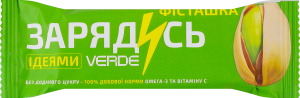 Батончик с омега-3, фисташками и белым шоколадом с подсластителями Зарядись идеями Verde м/у 30г