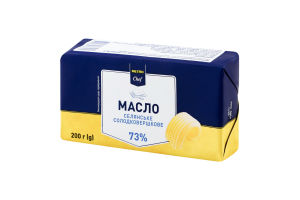 Масло солодковершкове 73% Селянське METRO Chef м/у 200г