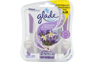 Glade PlugIns Scented Oil Refills Lavender & Vanilla - 2 CT