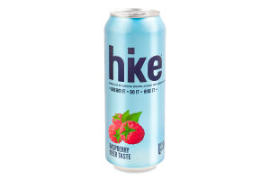 Пиво спеціальне 0.5л 4.6% пастеризоване Малина Hike з/б