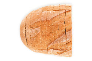 Хлеб половинка в нарезке пшеничный Домашний Добрий м/у 0.3кг