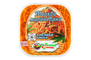 Морковь маринованная с семенами конопли Повний Кошик ведро 500г