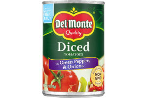 Del Monte Diced Tomatoes with Green Peppers & Onions