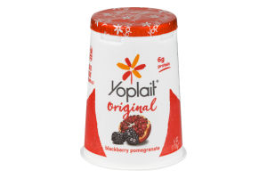 Yoplait Original Low Fat Yogurt Blackberry Pomegranate
