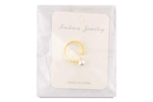 Каблучка з штучними перлами та камінцями FHF25618M20