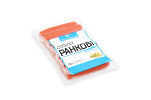 Сосиски варені Ранкові Соколівські 1с в/у 0.33кг