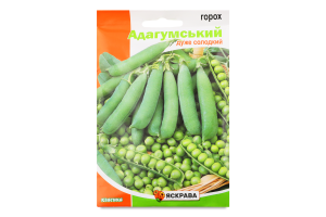Насіння Горох цукровий Адагумський 50г Яскрава