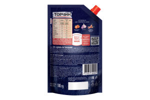 Соус пастеризований Аджика Торчин д/п 180г