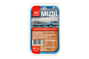 Мидии вареные в масле со специями Хіт продукт п/у 180г