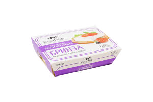 Сыр 60% мягкий безлактозный Брынза сливочная слабосоленая Good Milk к/у 170г
