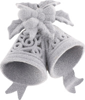 Підвіска Дзвіночки оксамит пластик 10х9см 1802-1