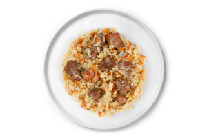 Ячна каша зі свининою