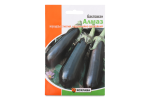 Насіння Баклажан Алмаз 3г Яскрава