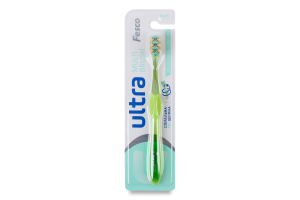 Щітка зубна салатова Soft Ultra Multibrush Fesco 1шт