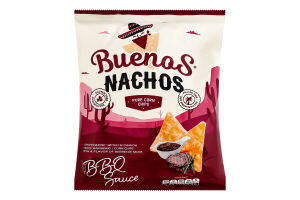 Чипси кукурудзяні зі смаком соусу барбекю Nachos Buenos м/у 90г