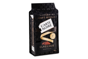 Кофе натуральный жареный молотый Classique Carte Noire м/у 250г