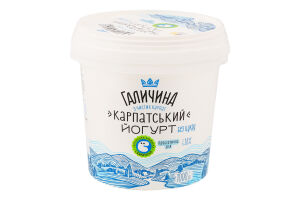 Йогурт 3% без цукру Карпатський Галичина відро 1000г