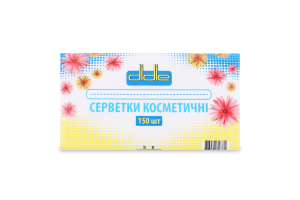 Серветки в кор. Didie 150 шт. косметичні м`яка уп