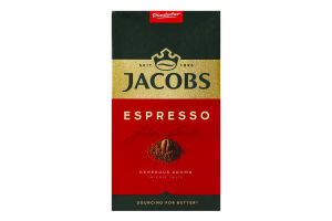 Кофе натуральный жареный молотый Espresso Jacobs м/у 450г