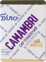 Сир плавлений 50% скибковий зі смаком сиру Камамбер Камамбрі Біло м/у 70г